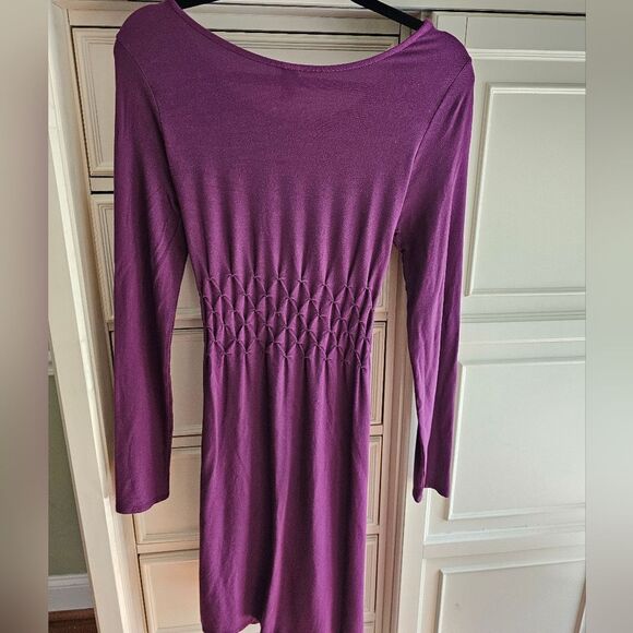 Adventura Purple Long Sleeve dress Size Medium Excellent Condition! Soft. - Picture 2 of 4